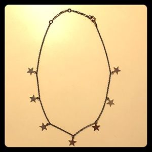 Gold star necklace